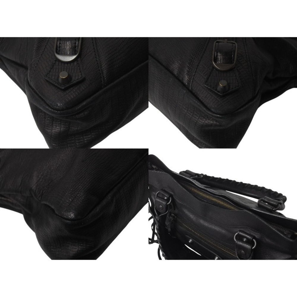 BALENCIAGA The First Handbag Shoulder Bag Anniversary Edition Black - Picture 8 of 9
